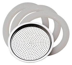 Pedrini set brtvi i filtera za aluminijsku kafetijeru, 3 šalice