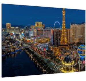 Staklena slika noćni Las Vegas (70x50 cm)