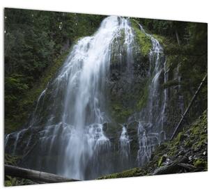 Staklena slika vodopada (70x50 cm)