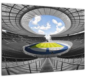 Staklena slika - nogometni stadion (70x50 cm)