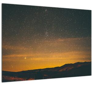 Staklena slika zvjezdanog neba (70x50 cm)