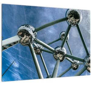 Staklena slika - Atomium u Bruxellesu (70x50 cm)