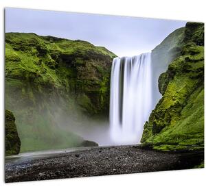Staklena slika slapova (70x50 cm)