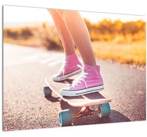 Staklena slika skateboarda (70x50 cm)