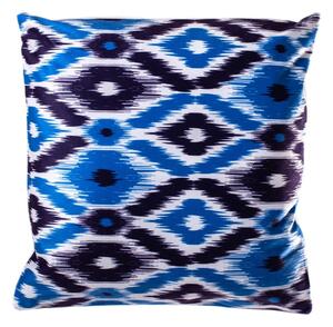 Plavi ukrasni jastuk 45x45 cm Aztek - JAHU collections
