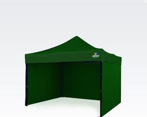 Vrtni paviljon 3x3m - sa 3 zida - Zelena