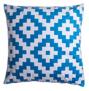 Plavo-bijeli ukrasni jastuk 45x45 cm Aztek - JAHU collections