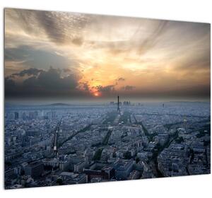Staklena slika - Pariz odozgo (70x50 cm)