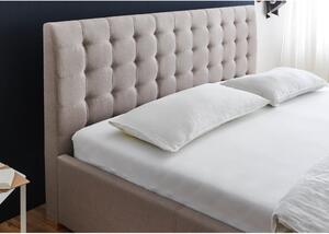 Sivo-smeđi tapecirani bračni krevet 180x200 cm Malia - Meise Möbel