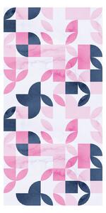 Tapeta - Retro geometrijski uzorak u ružičastim tonovima