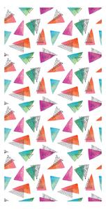 Tapeta - Šareni trokuti u hladnim tonovima