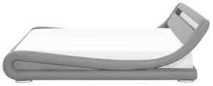 Zondo Bračni krevet 180 cm AVENUE (s podnicom i LED rasvjetom) (siva). 1007153