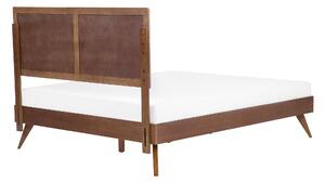 Zondo Bračni krevet 180 cm ISTA (s podnicom) (tamno drvo). 1007296