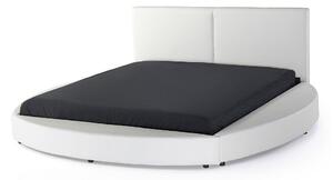 Zondo Bračni krevet 180 cm LOMA (s podnicom) (bijela). 1007303