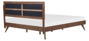 Zondo Bračni krevet 180 cm POSE (s podnicom) (tamno drvo). 1007425