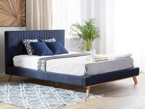 Zondo Bračni krevet 160 cm TALLE (s podnicom) (plava). 1007531