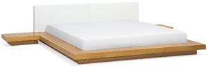 Zondo Bračni krevet 180 cm ZEPHYRE (s podnicom) (svijetlo drvo). 1007568