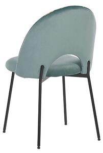 Zondo Set blagovaonskih stolica 2 kom. CAVEL (tkanina) (zelena). 1018789