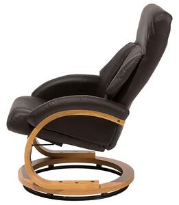 Zondo Masažna fotelja FARTE (umjetna koža) (smeđa). 1019070