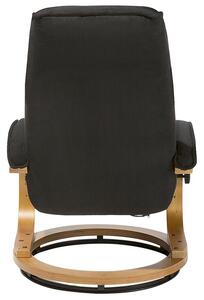 Zondo Masažna fotelja HEROND (umjetna koža) (crna). 1019072