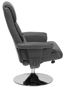 Zondo Masažna fotelja LEGAZO (umjetna koža) (siva). 1019071
