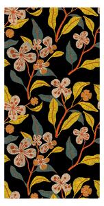 Tapeta - Cvijeće na crnoj pozadini