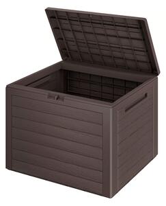 Kutija za pohranu WOODEBOX, 190 l, 78x44x55 cm, tamnosmeđa Prosperplast