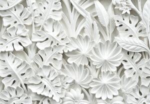 Foto tapeta - Alabasterno bijelo cvijeće (147x102 cm)