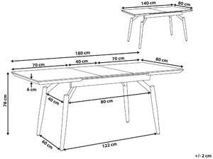 Zondo Blagovaonski stol- BARASSA (tamno drvo) (za 6 osoba). 1023307