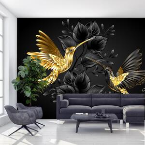 Foto tapeta - Zlatni kolibri (147x102 cm)