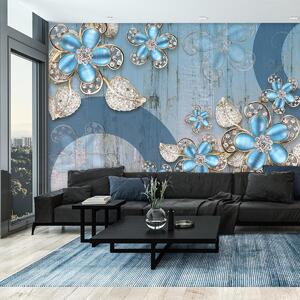 Foto tapeta - Plavo cvijeće (147x102 cm)