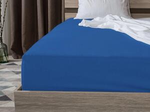 Jersey plahta tamnoplava 90 x 200 cm