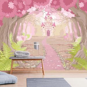 Foto tapeta - Putovanje u ružičasto kraljevstvo (147x102 cm)