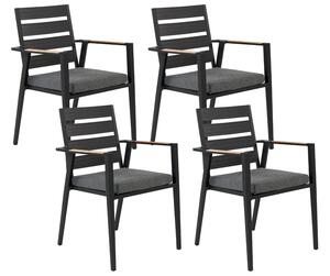 Zondo Set vrtnih stolica (4 kom.) Thierry (crna) . 1076073