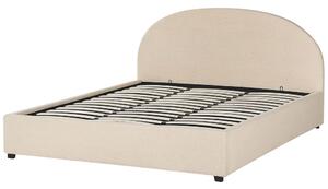 Zondo Bračni krevet 180 cm Verena (bež) (s podnicom i prostorom za odlaganje). 1076341
