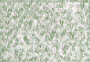 Foto tapeta - Otvoreno lišće, zeleno (147x102 cm)
