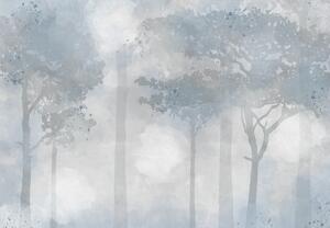 Foto tapeta - Drveće u magli (147x102 cm)