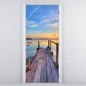 Foto tapeta za vrata - Molo u moru (95x205cm)