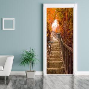 Foto tapeta za vrata - Stepenice u prirodi (95x205cm)