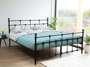 Zondo Bračni krevet 160 cm LUXO (s podnicom) (crna). 1007326