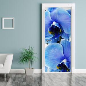 Foto tapeta za vrata - Plavi cvijet (95x205cm)