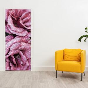 Foto tapeta za vrata - Rosa na ružama (95x205cm)