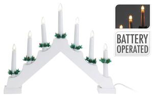 Ambiance most s božićnim svijećama sa 7 LED žarulja bijeli