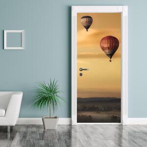 Foto tapeta za vrata - Leteći baloni (95x205cm)