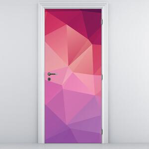 Foto tapeta za vrata - apstrakcija u boji (95x205cm)