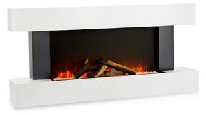 Klarstein Studio Light & Fire 1, električni kamin, 1000/2000 W, MDF, daljinski upravljač, bijela