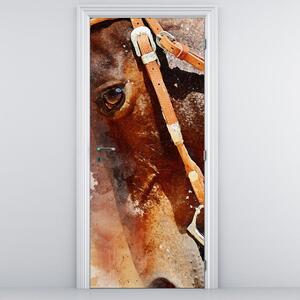 Foto tapeta za vrata - konj (95x205cm)