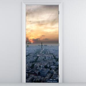 Foto tapeta za vrata - Pariz odozgo (95x205cm)