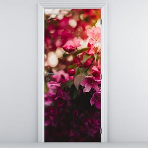 Foto tapeta za vrata - Cvijeće razgranatog grma (95x205cm)
