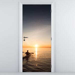 Foto tapeta za vrata - Kajak na moru (95x205cm)